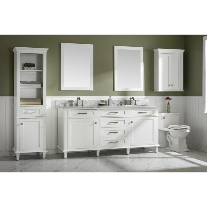 Beachcrest Home Danbury 72'' Freestanding Double Bathroom Vanity with Vanity Top & Reviews